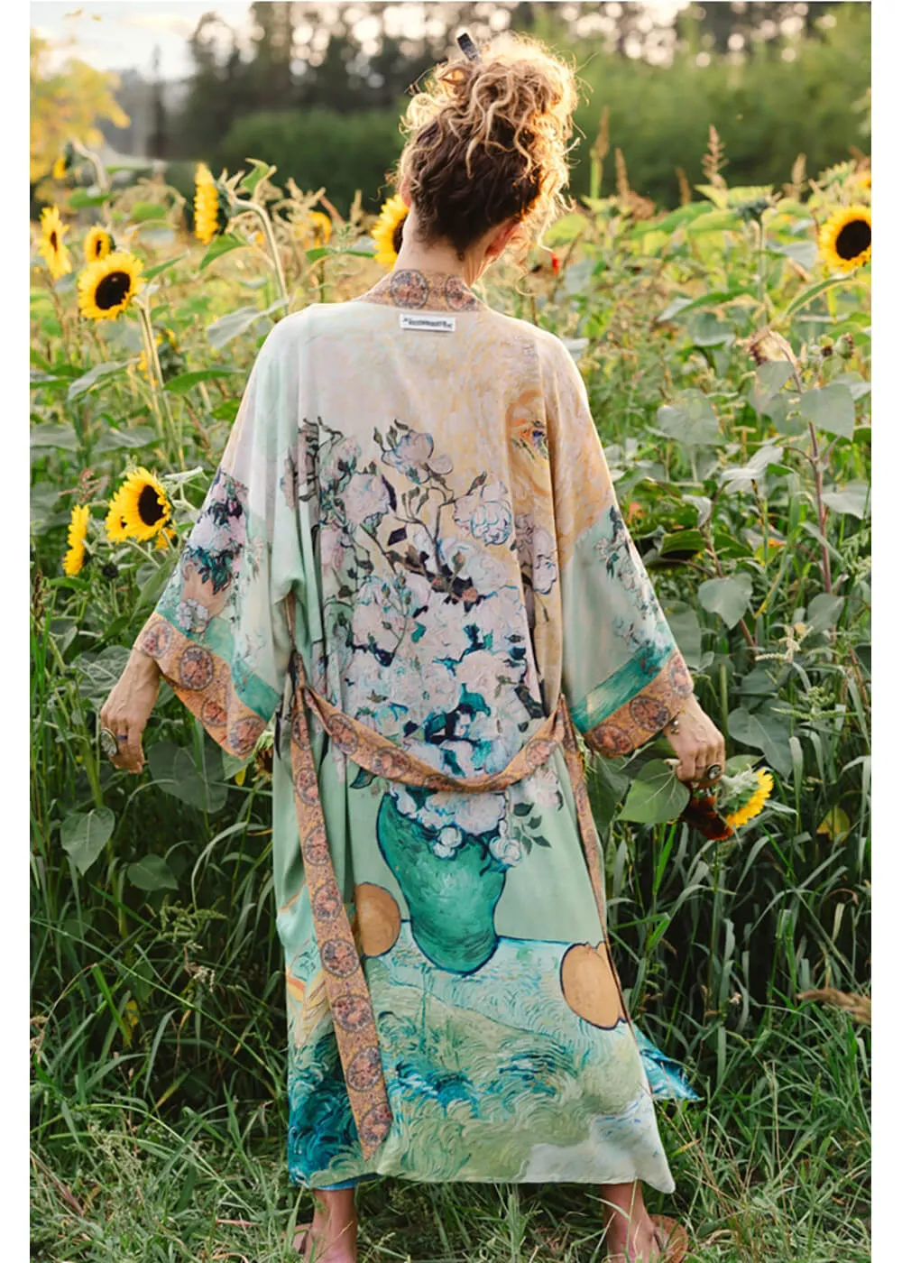 Market Of Stars I Paint My Dream Van Gogh Lange Kimono