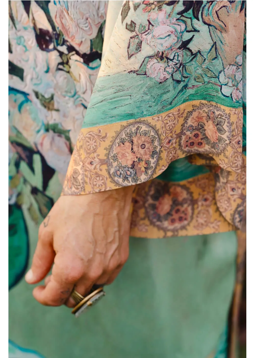 Market Of Stars I Paint My Dream Van Gogh Lange Kimono