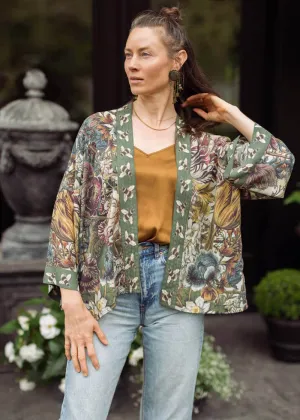 Market Of Stars Love Grows Wild Floral Korte Kimono Groen