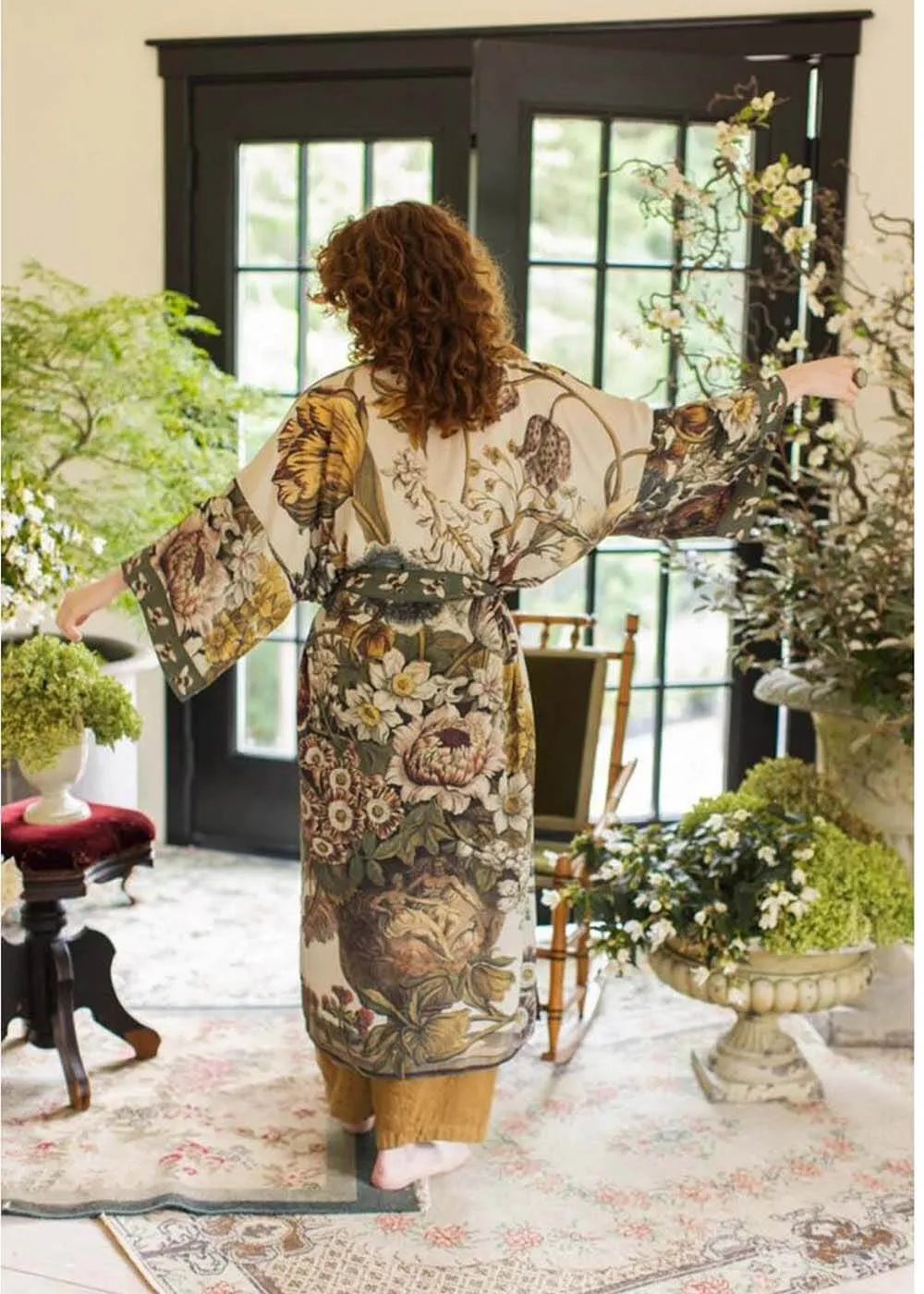 Market Of Stars Love Grows Wild Long Kimono