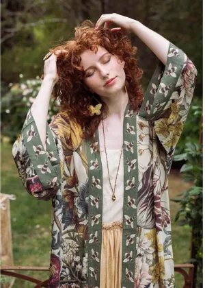 Market Of Stars Love Grows Wild Long Kimono
