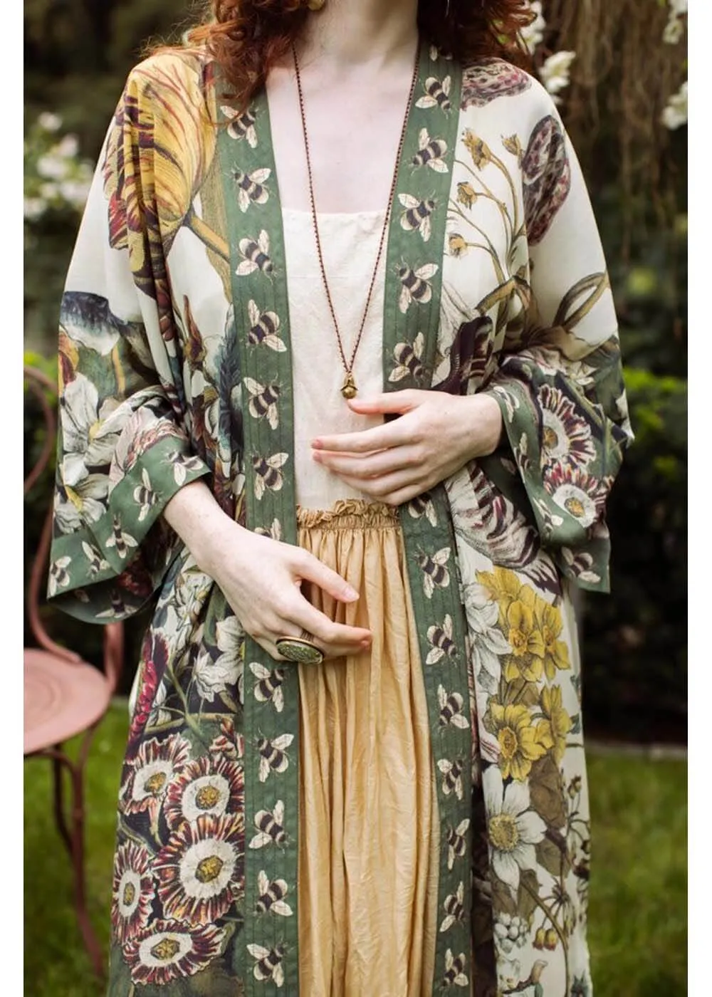 Market Of Stars Love Grows Wild Long Kimono