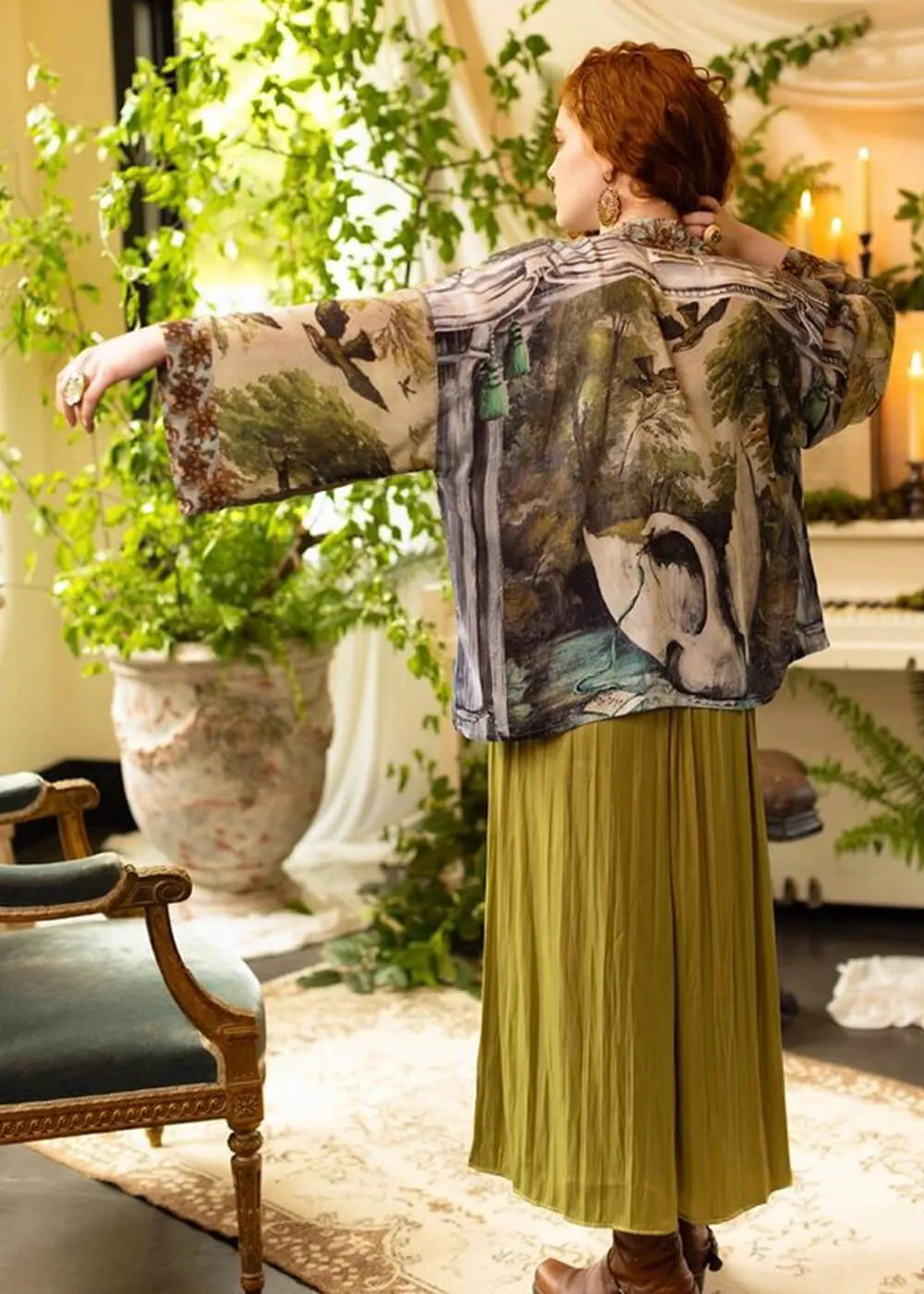 Market Of Stars Theatre Of Dreams Swan Korte Kimono Multi