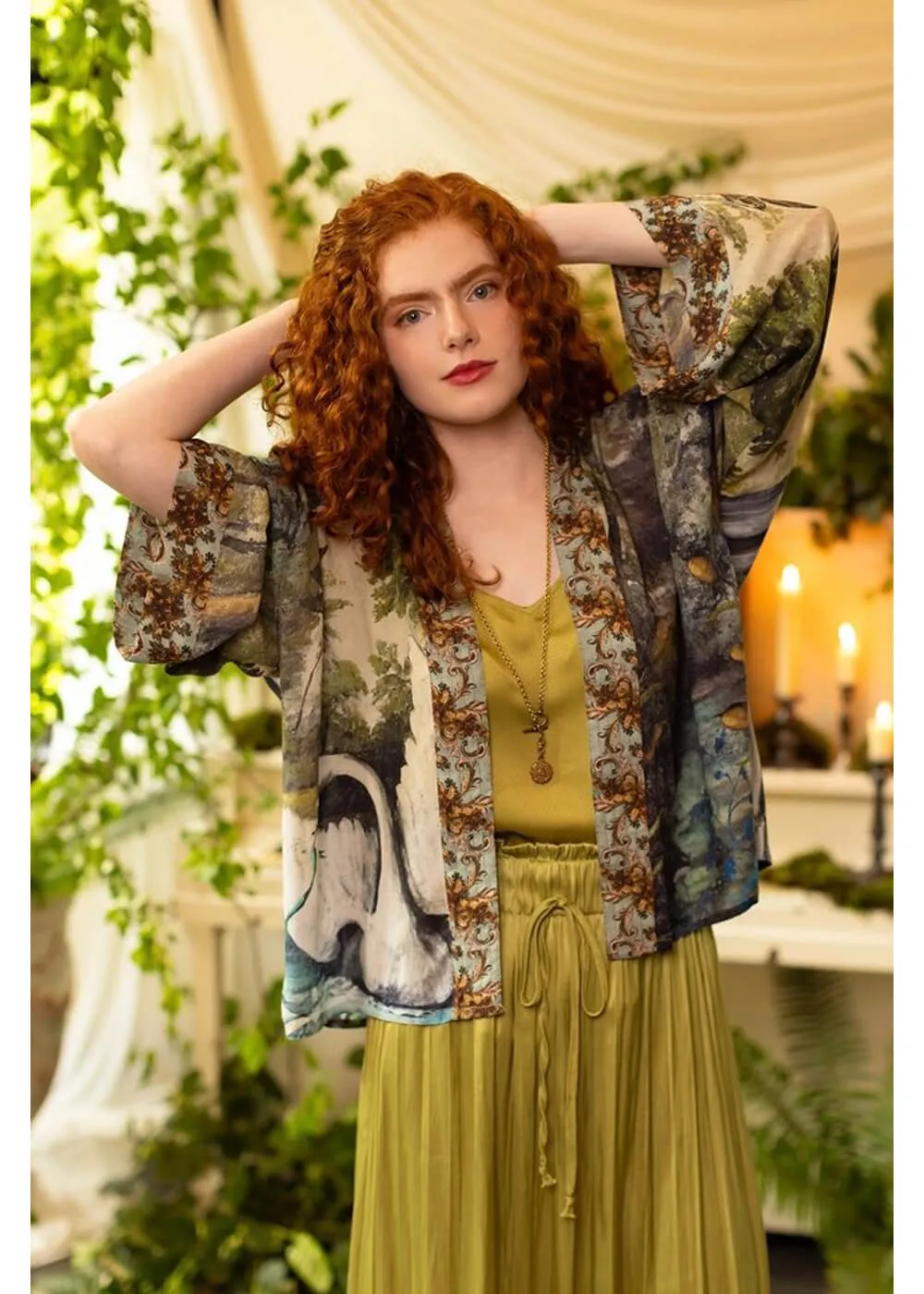 Market Of Stars Theatre Of Dreams Swan Korte Kimono Multi