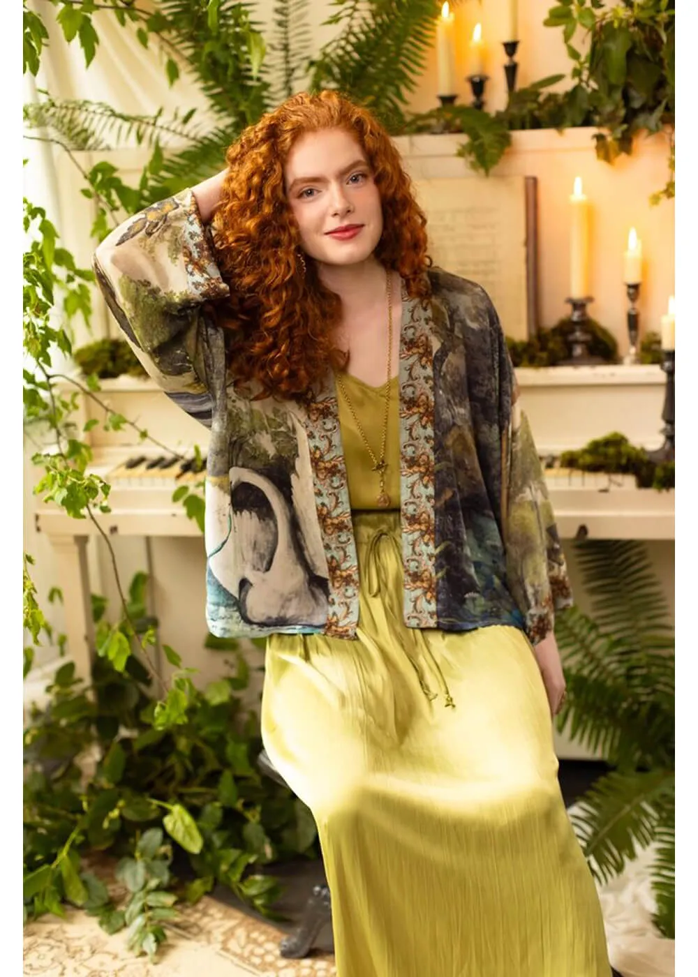 Market Of Stars Theatre Of Dreams Swan Korte Kimono Multi
