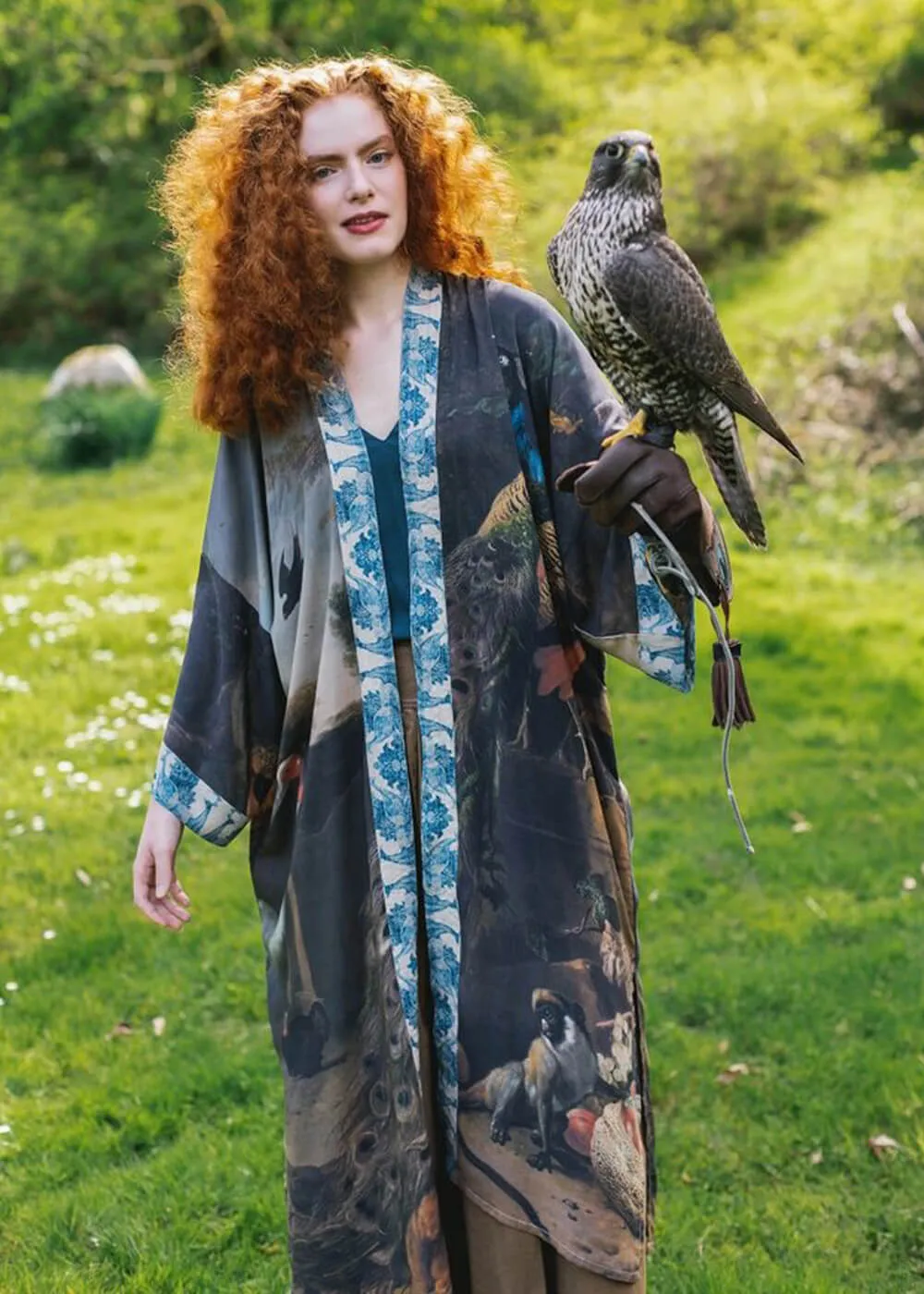 Market Of Stars Wild Beauty Peacock d’Hondecoeter Lange Kimono