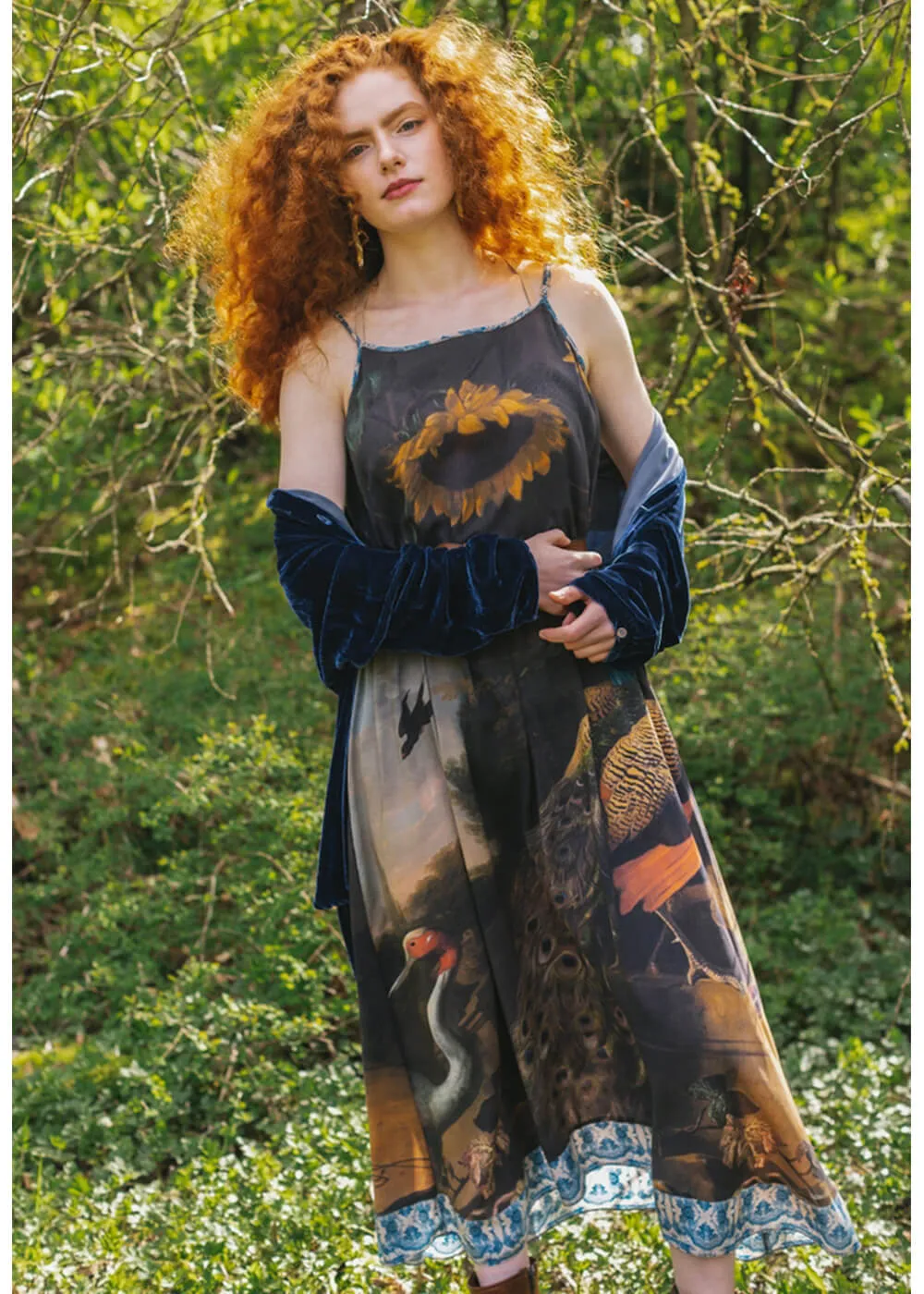 Market Of Stars Wild Beauty Peacock Maxi Jurk Multi