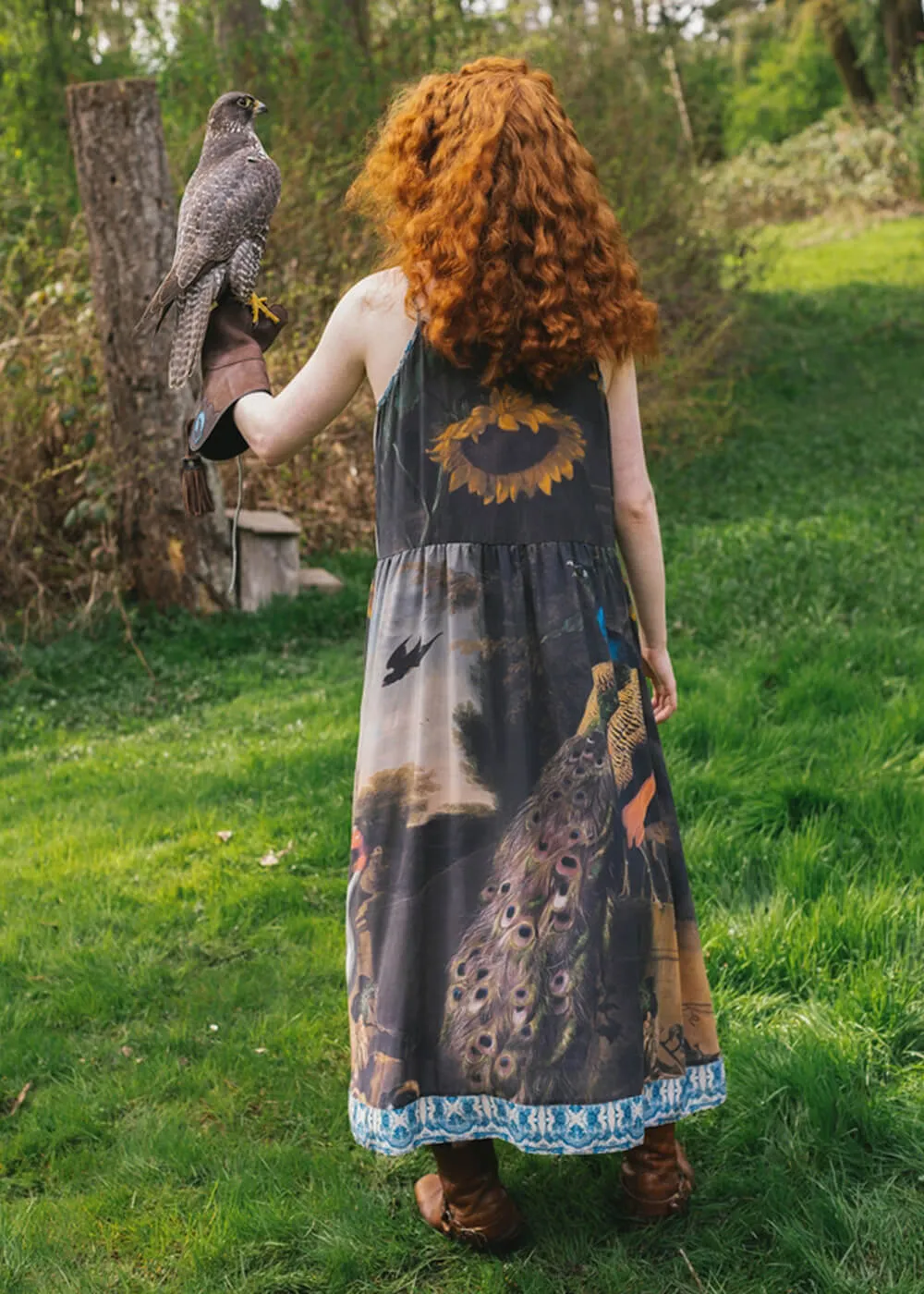 Market Of Stars Wild Beauty Peacock Maxi Jurk Multi