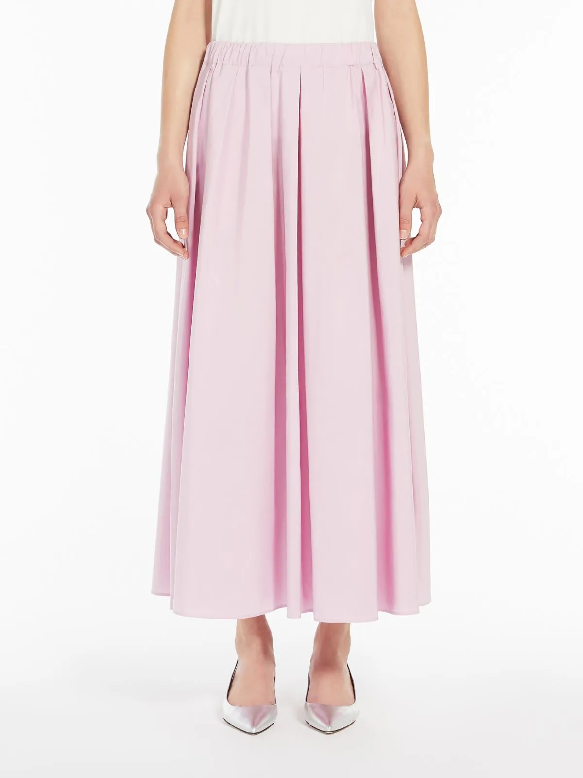 Max Mara Weekend CURVATO Long taffeta skirt