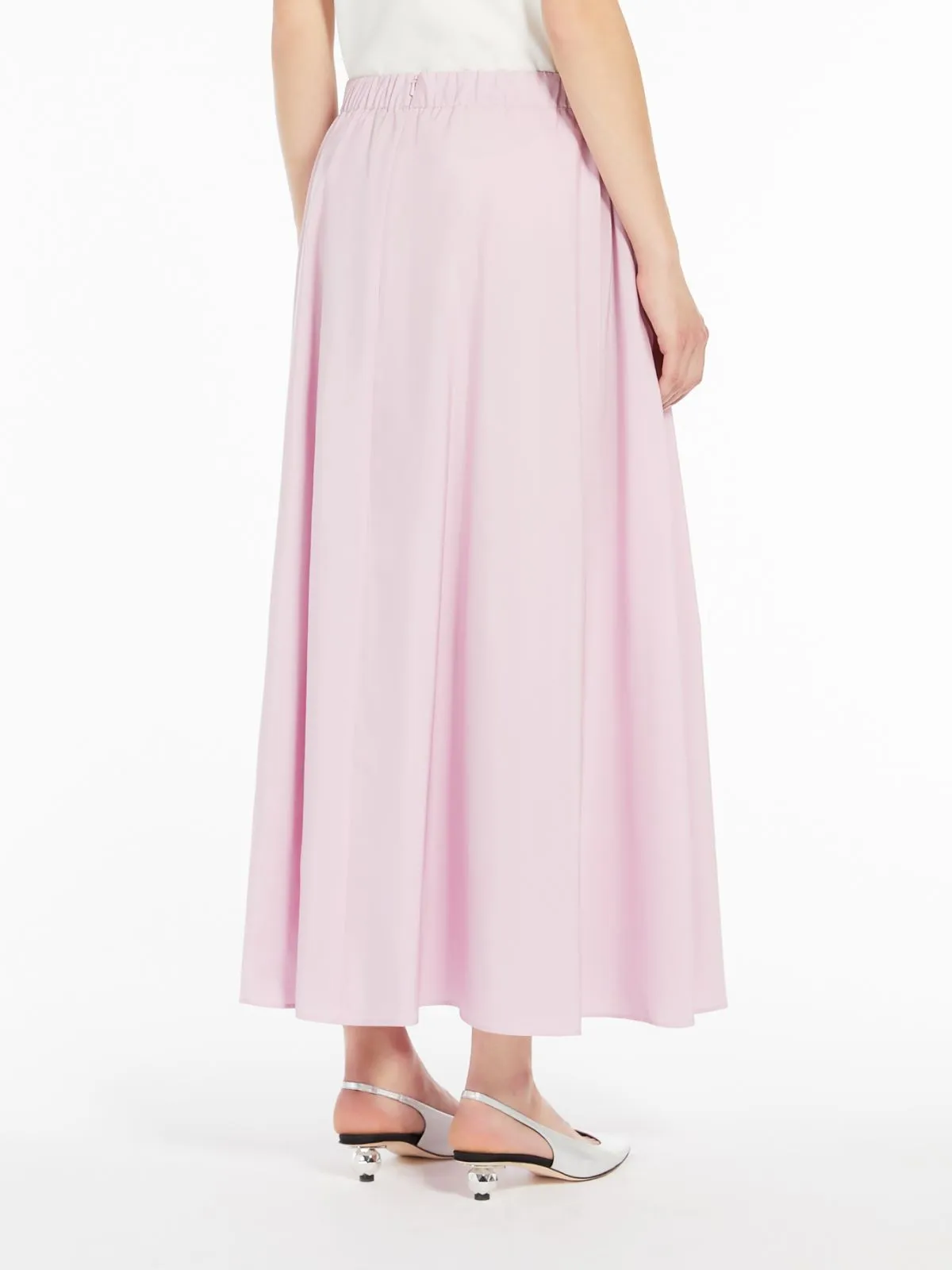Max Mara Weekend CURVATO Long taffeta skirt