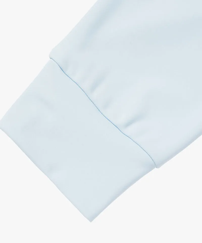 MCC Men's Stretch L/S Polo Shirt - Sky Blue