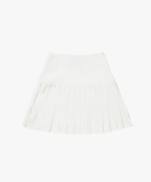 MCC Women's Pleats Mini Skirt - White