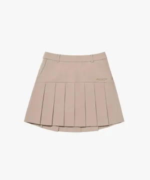 MCC Women's Text Logo Embroidery Skirt - Sand