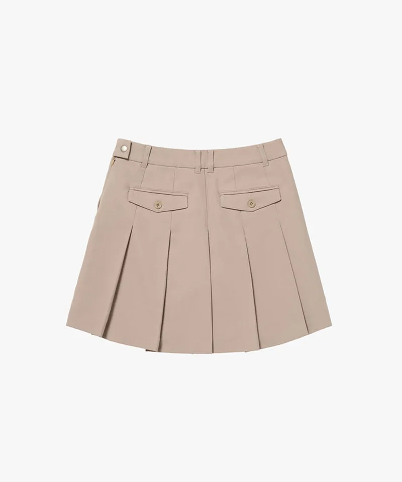 MCC Women's Text Logo Embroidery Skirt - Sand