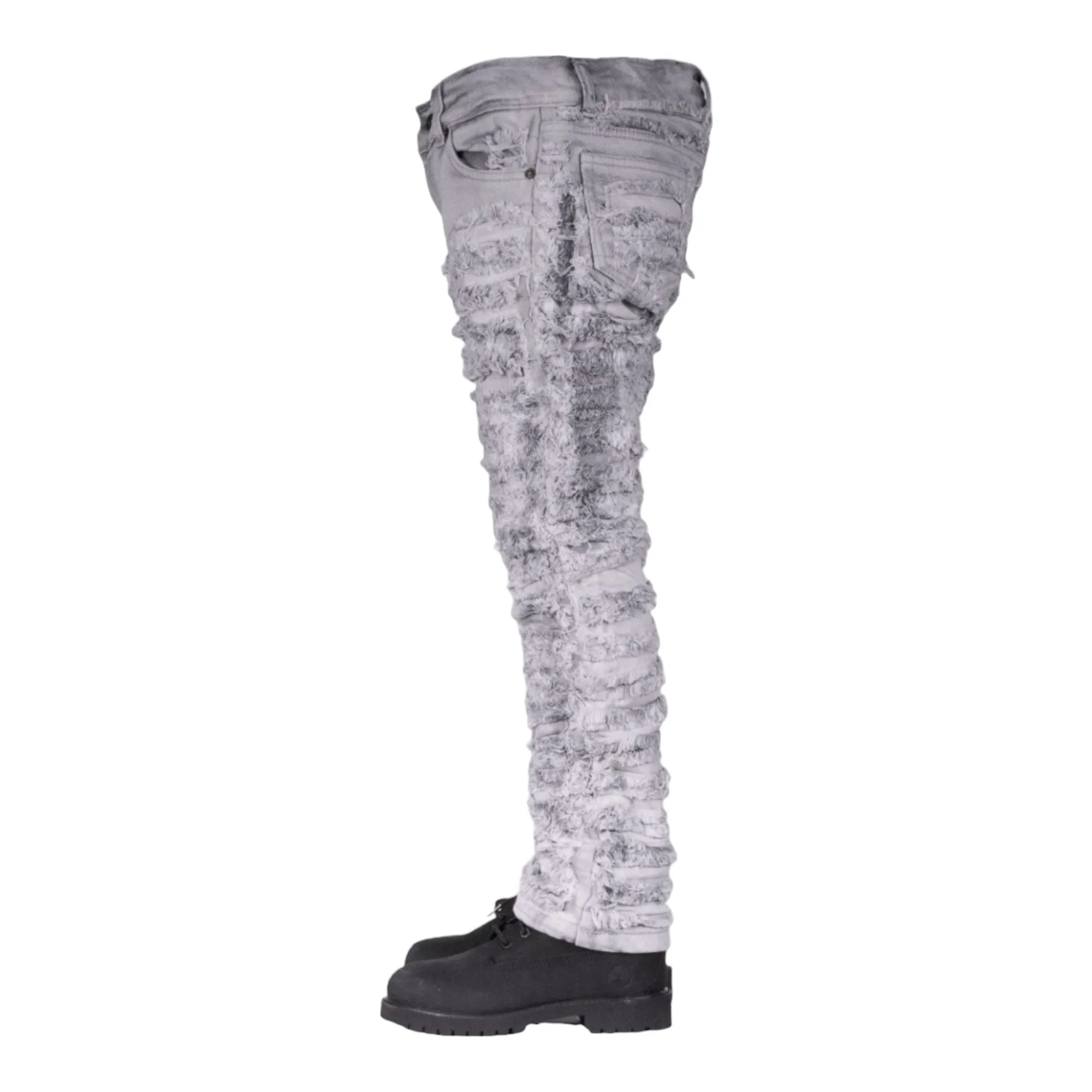 MDB Brand Kids Dual Color Stacked Jeans