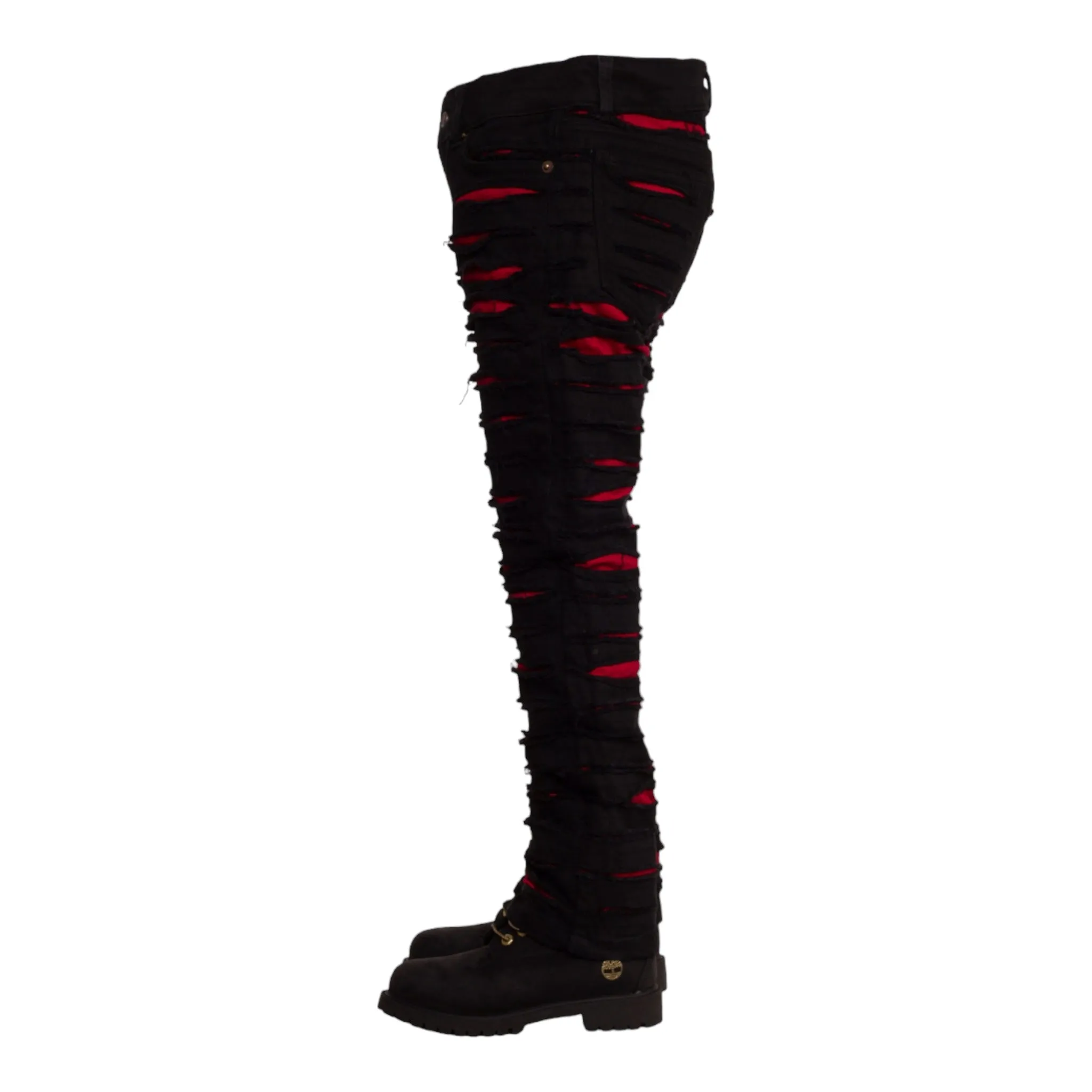 MDB Brand Kids Dual Color Stacked Jeans