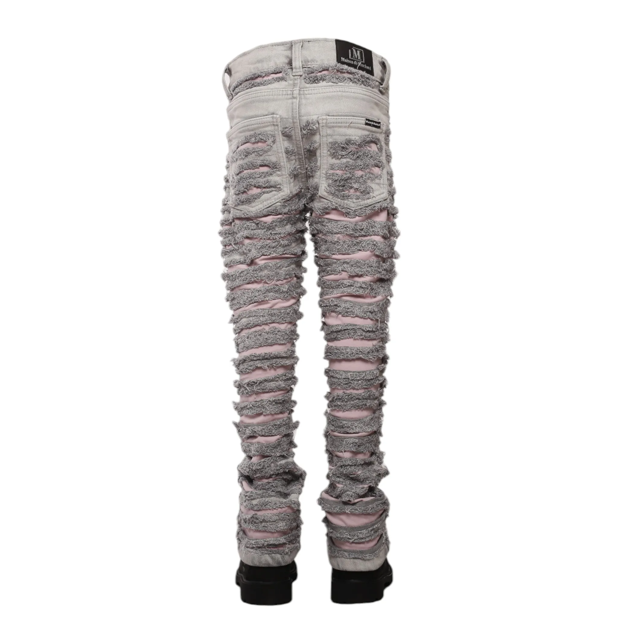 MDB Brand Kids Dual Color Stacked Jeans