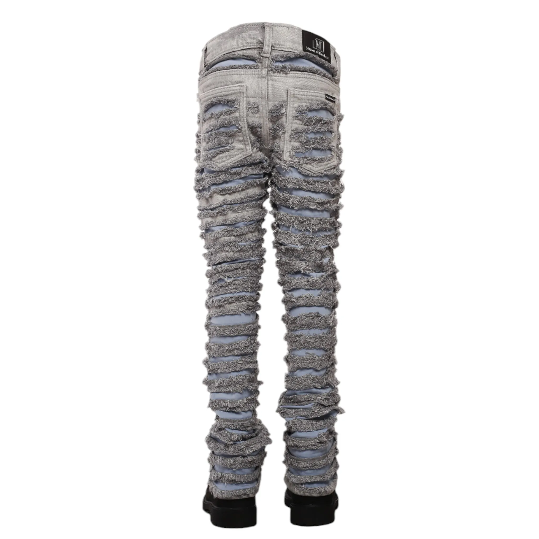 MDB Brand Kids Dual Color Stacked Jeans