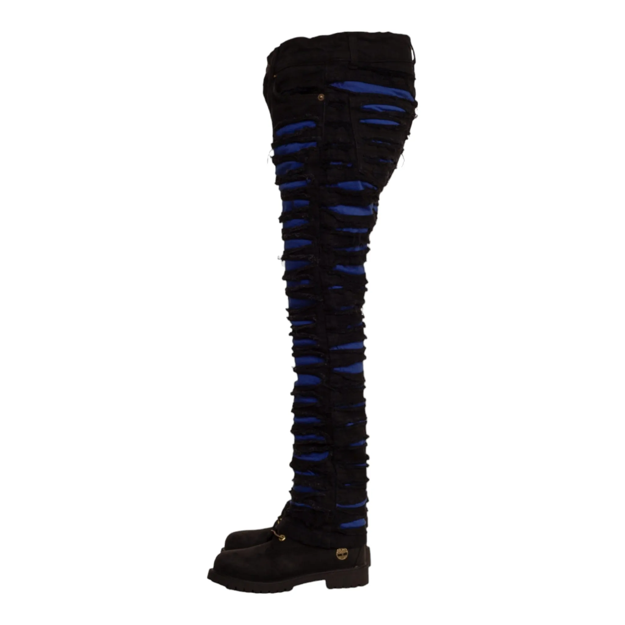 MDB Brand Kids Dual Color Stacked Jeans