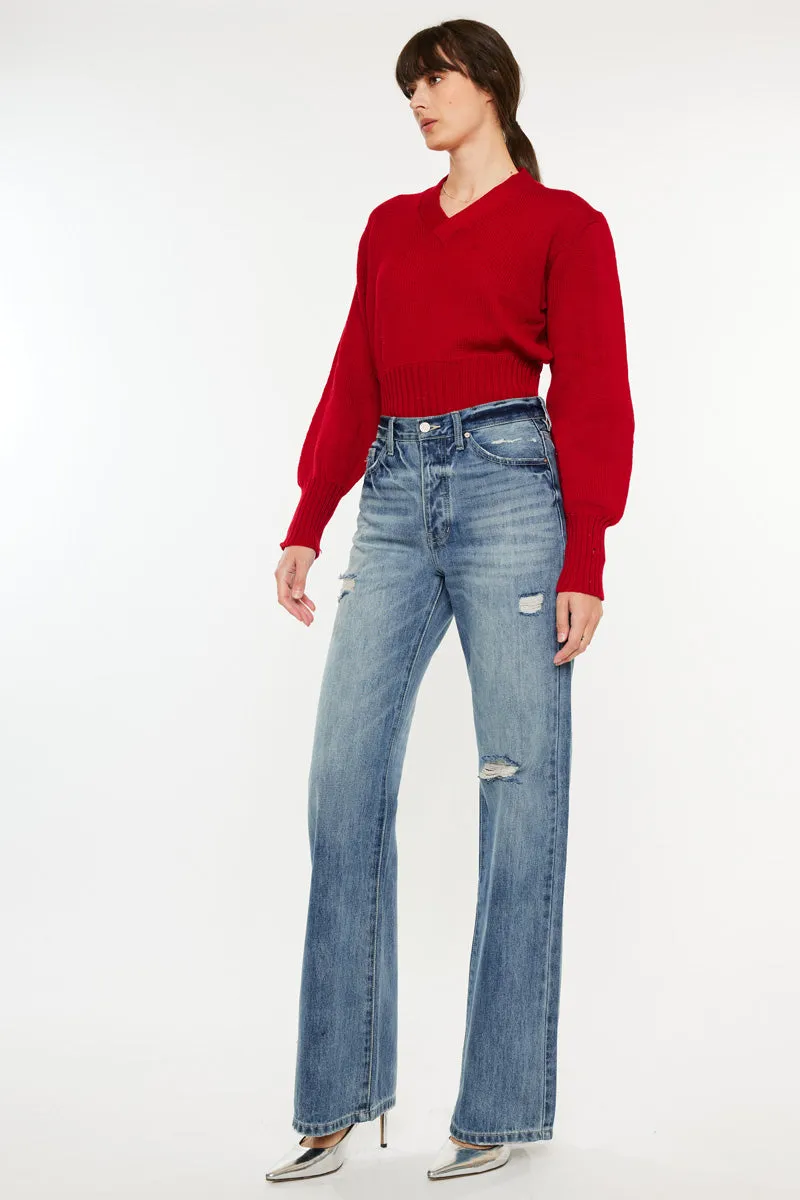 Montana Ultra High Rise 90's Flare Jeans