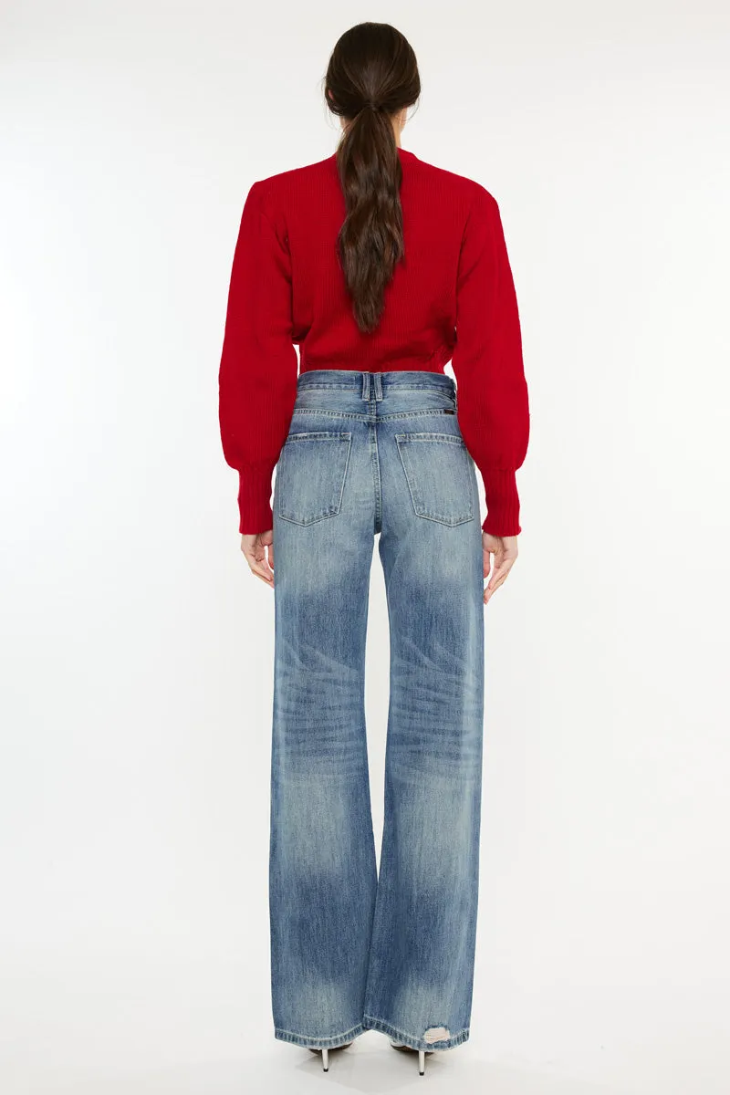 Montana Ultra High Rise 90's Flare Jeans