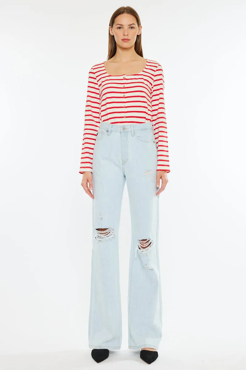 Montana Ultra High Rise 90's Flare Jeans