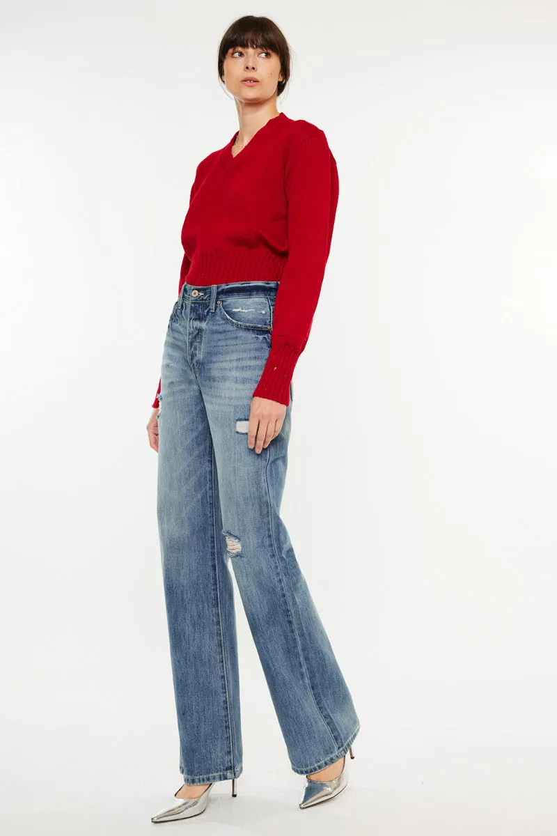 Montana Ultra High Rise 90's Flare Jeans