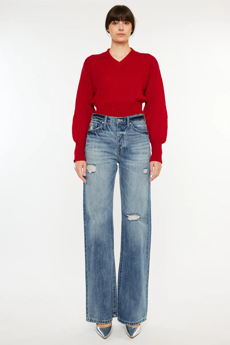 Montana Ultra High Rise 90's Flare Jeans