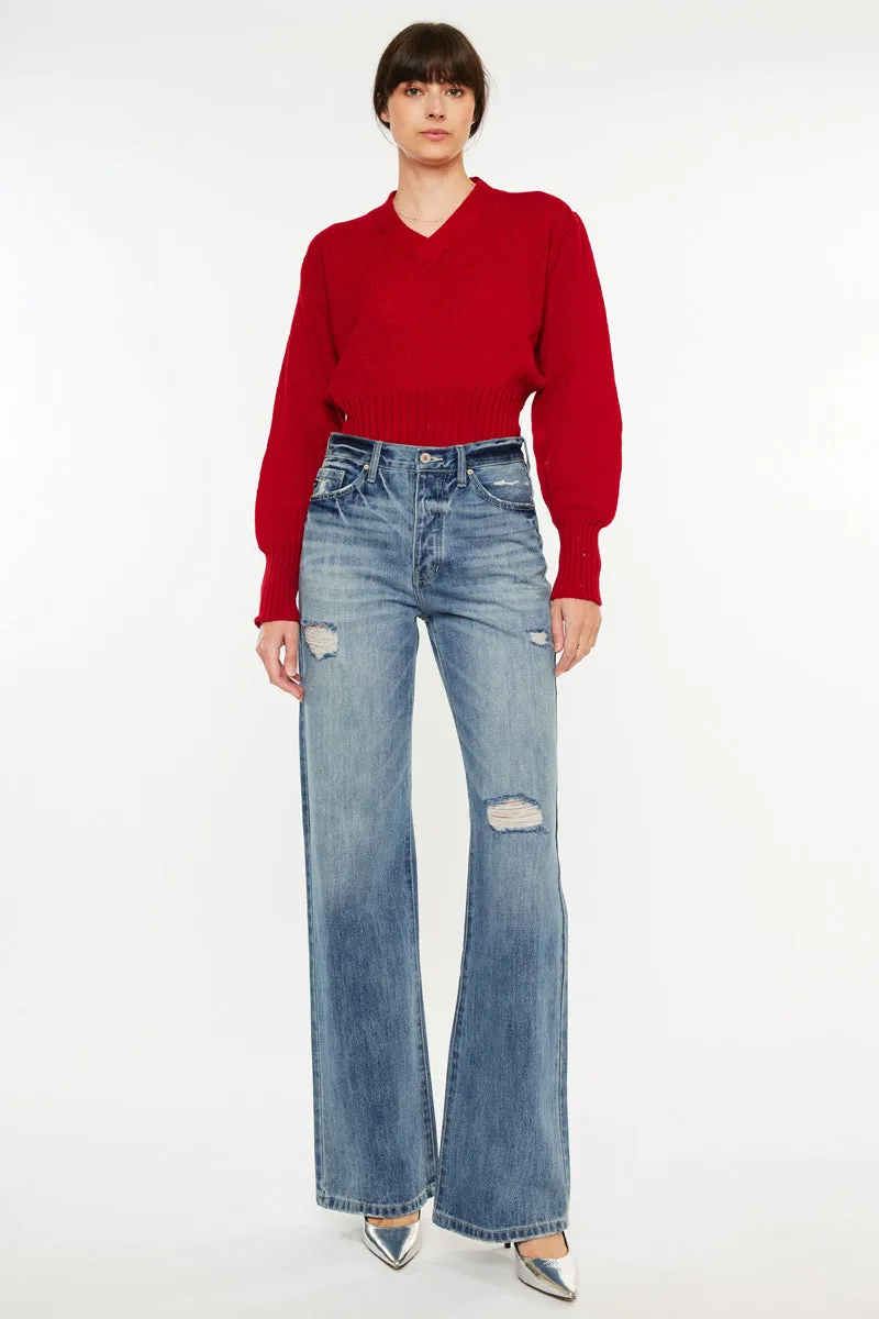 Montana Ultra High Rise 90's Flare Jeans