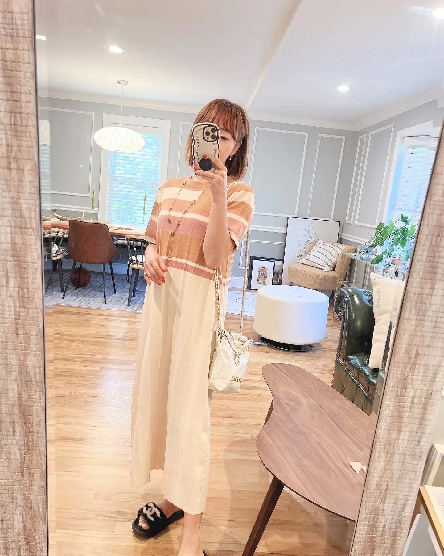 Mosaic Summer Knit Dress
