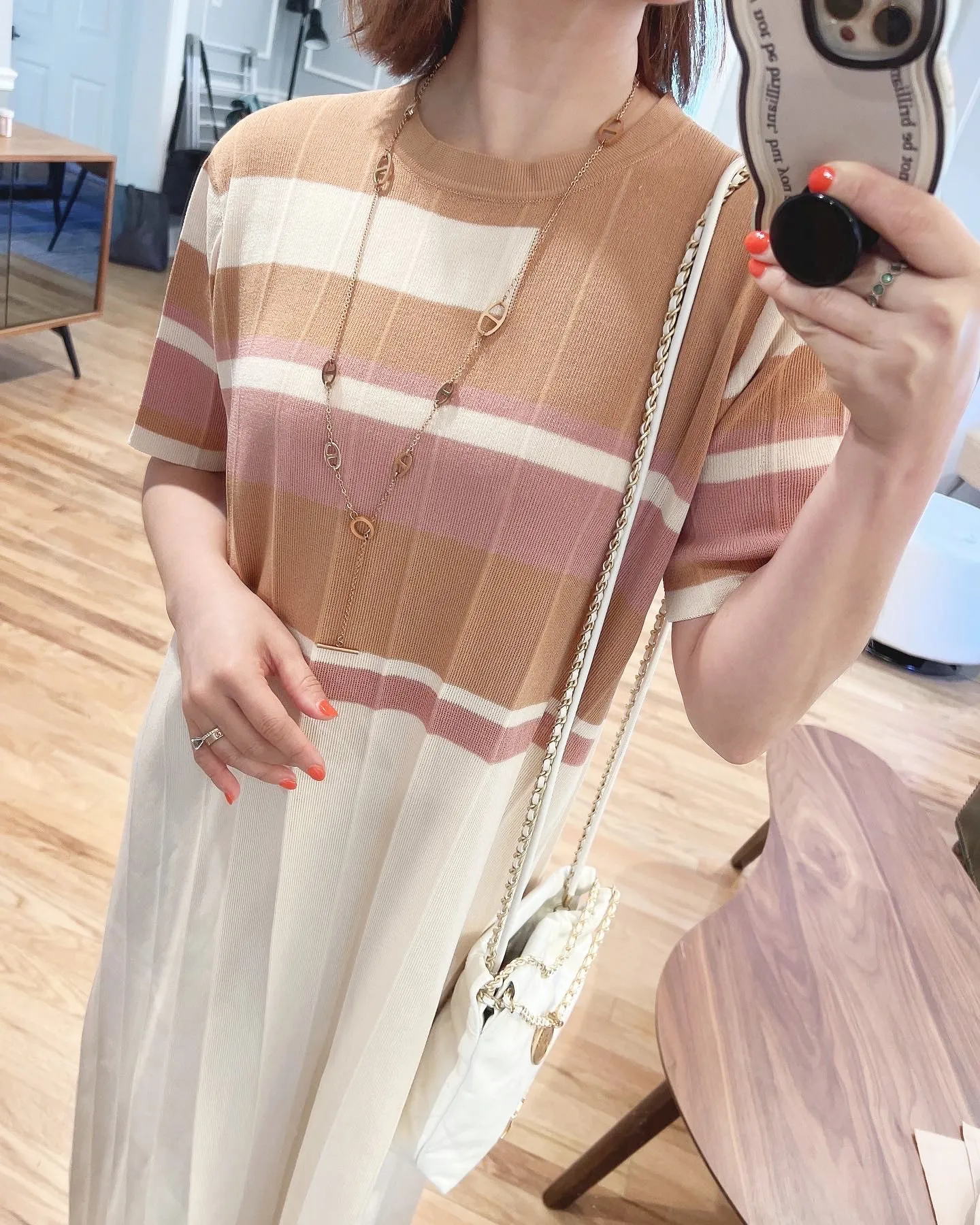 Mosaic Summer Knit Dress