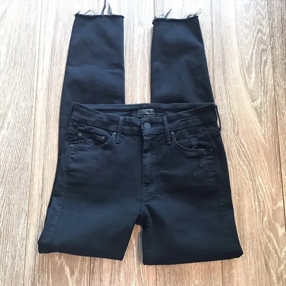 Mother Looker Ankle Fray Jeans