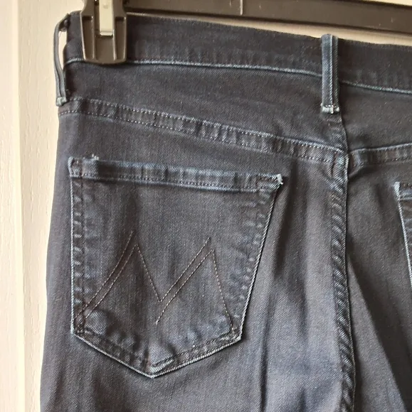 Mother The Stunner Zip Two Step Fray in Holding Hands Wash Size 27
