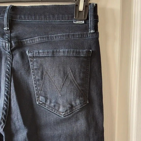 Mother The Stunner Zip Two Step Fray in Holding Hands Wash Size 27