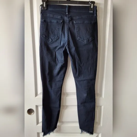 Mother The Stunner Zip Two Step Fray in Holding Hands Wash Size 27