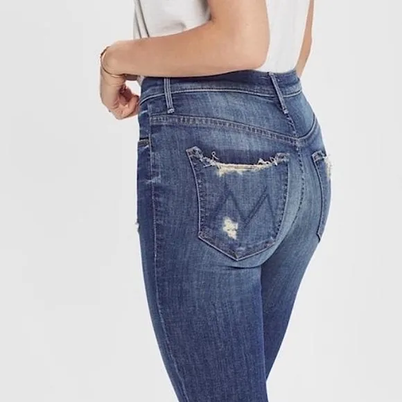 Mother, Women’s, Stunner Chew, Off Duty, Skinny, Button Fly, Jeans.