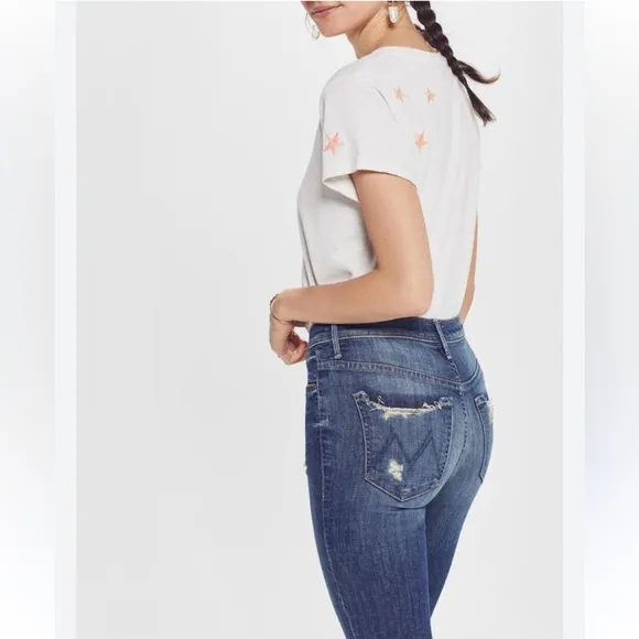 Mother, Women’s, Stunner Chew, Off Duty, Skinny, Button Fly, Jeans.