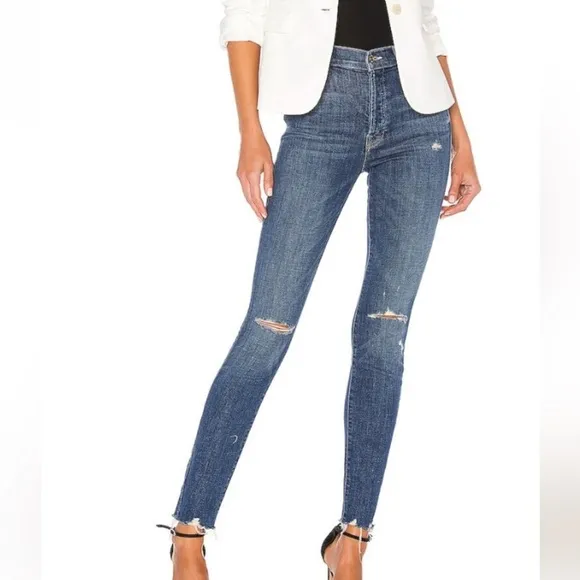 Mother, Women’s, Stunner Chew, Off Duty, Skinny, Button Fly, Jeans.