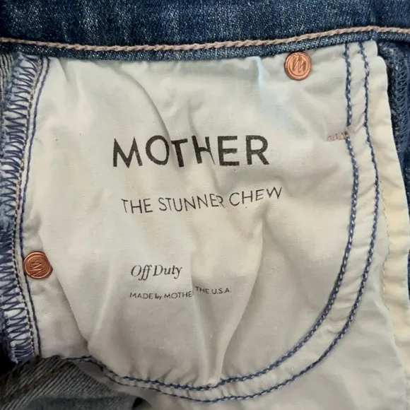 Mother, Women’s, Stunner Chew, Off Duty, Skinny, Button Fly, Jeans.