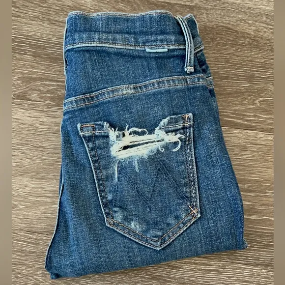 Mother, Women’s, Stunner Chew, Off Duty, Skinny, Button Fly, Jeans.