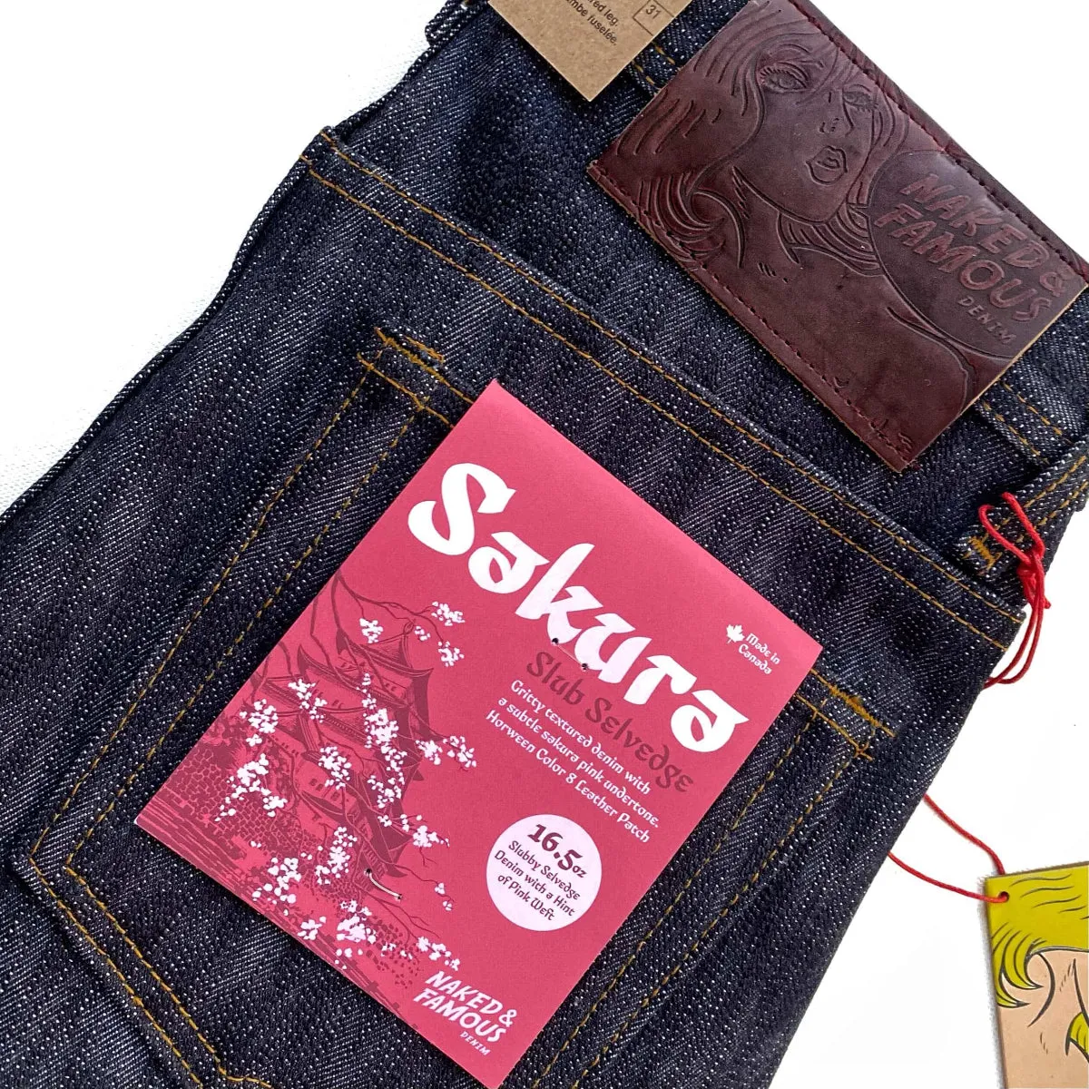 Naked & Famous Sakura Slub Selvedge - Weird Guy Jeans