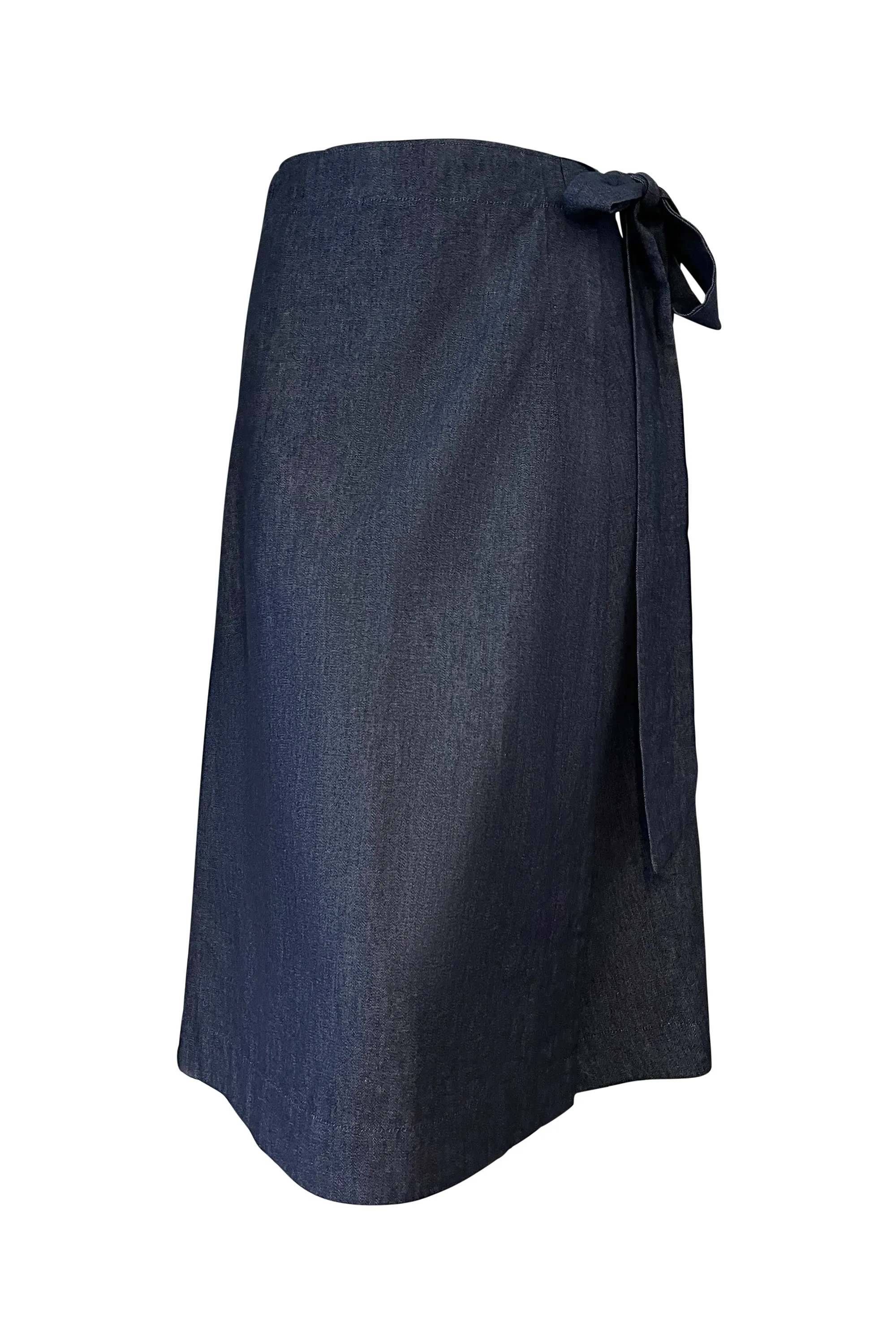 NEW! Denim Wrap Skirt