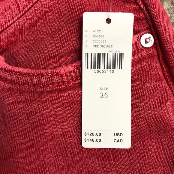 NWT Anthro Pilcro ultra high rise slim jeans