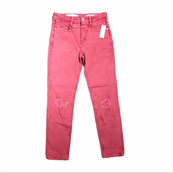 NWT Anthro Pilcro ultra high rise slim jeans