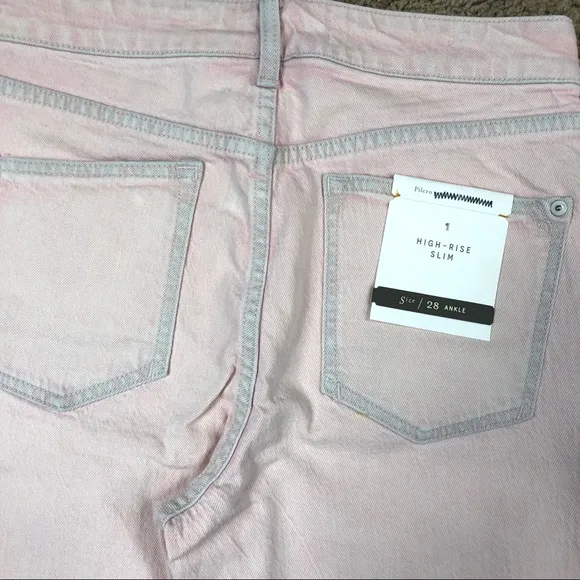 NWT Anthro Pilcro ultra high rise slim jeans