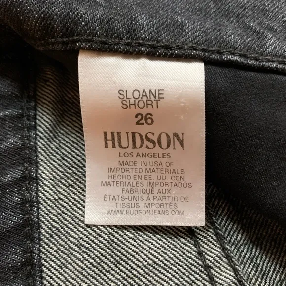 NWT Hudson Jeans Distressed Sloane Short Sz 26