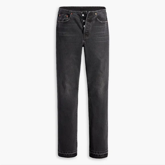 NWT Levi's Premium Waist Not Want Not Black 501 Original Mini Waist Jeans 25x32