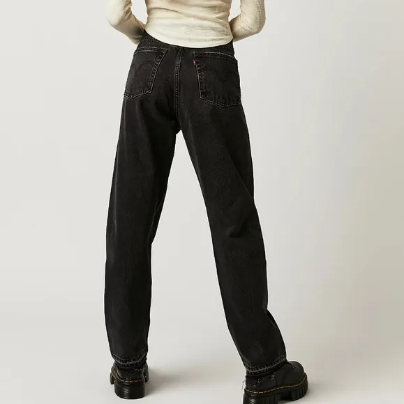 NWT Levi's Premium Waist Not Want Not Black 501 Original Mini Waist Jeans 25x32