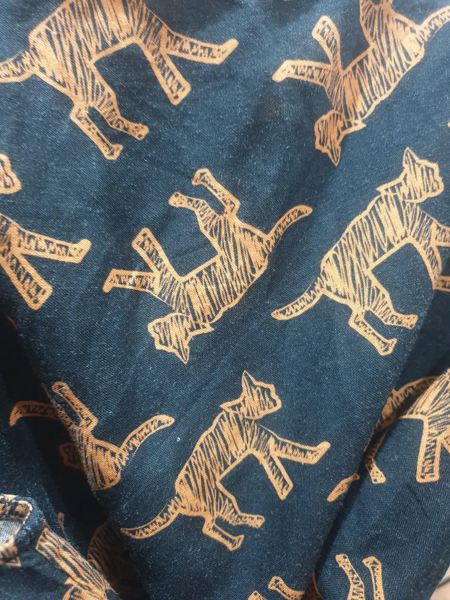 Obus fox print wrap top size 10