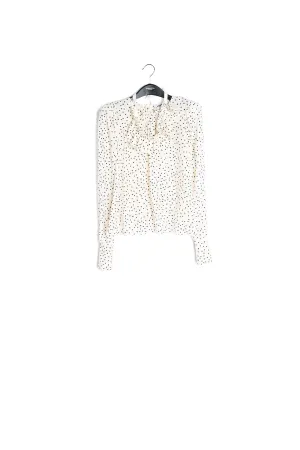 Off-white polka dot top